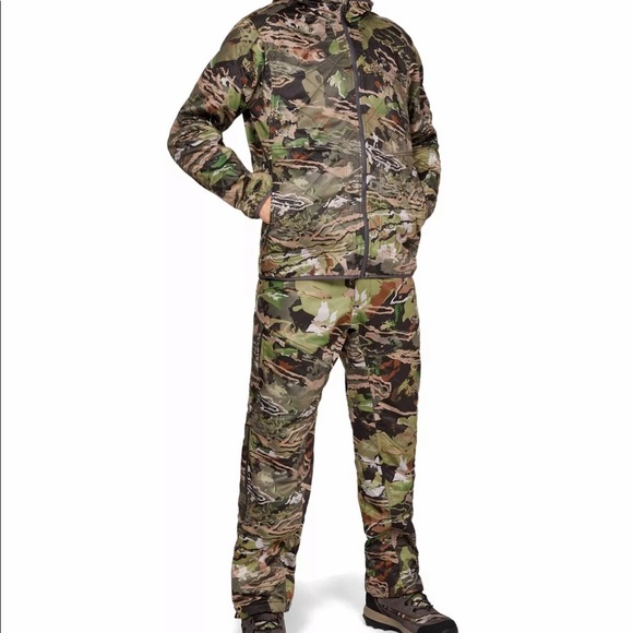 NWT Mens Under Armour Storm Brow Tine Forest Camouflage Hunting Jacket - Picture 5 of 9